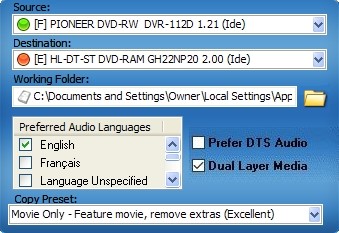 1CLICK DVD COPY PRO HELP